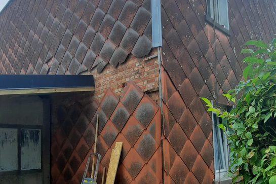 Renovatiewerk gevel